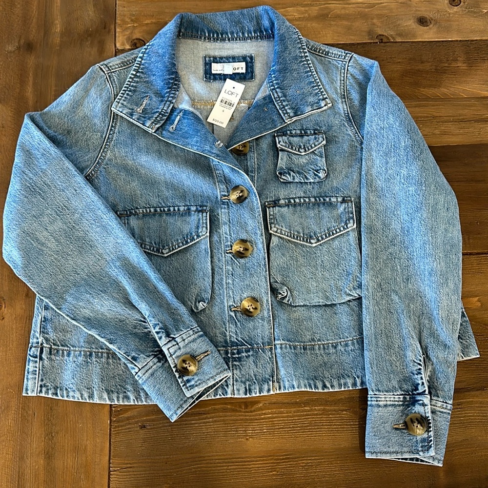 🤩NWT Super soft - Loft denim jacket